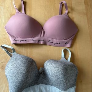 Pink Bras 36 D